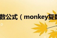 monkey复数公式（monkey复数是什么）