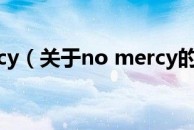 no mercy（关于no mercy的介绍）