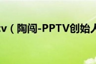 陶闯 pptv（陶闯-PPTV创始人介绍）
