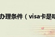 visa卡办理条件（visa卡是啥卡）