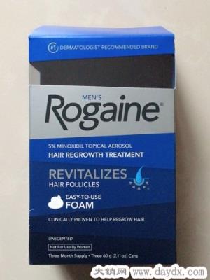 Rogaine落健生发液真的有用吗怎么样安全不，米诺地尔酊生发泡沫使用效果