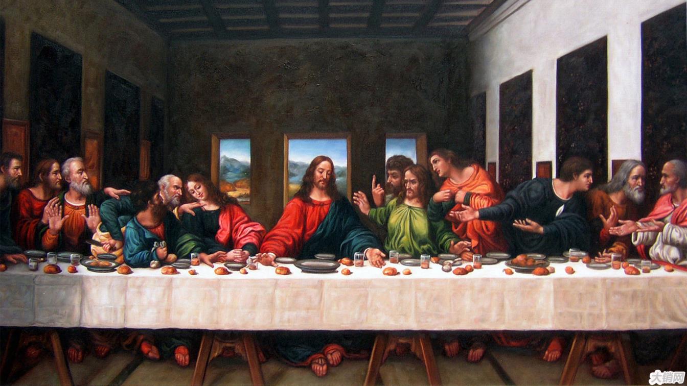 耶稣的秘密被饮食作品掀开，其实早就有暗示（达芬奇密码）