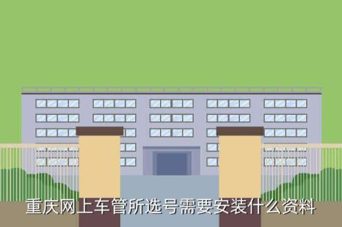 重庆网上车管所选号需要安装什么资料