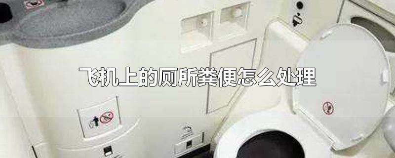 飞机上的厕所粪便怎么处理