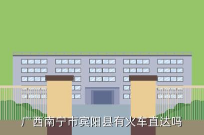为什么宾阳有高铁站，广西南宁市宾阳县有火车直达吗