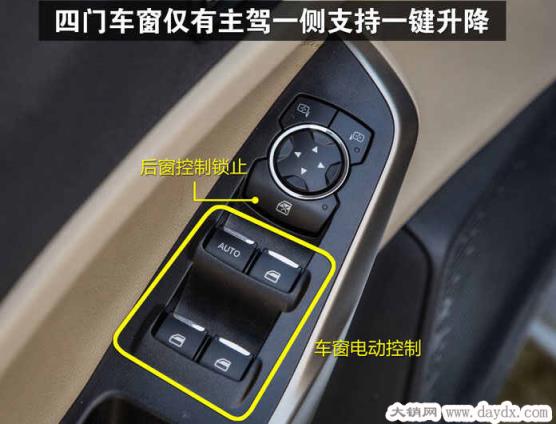 汽车窗户开关按钮是哪个