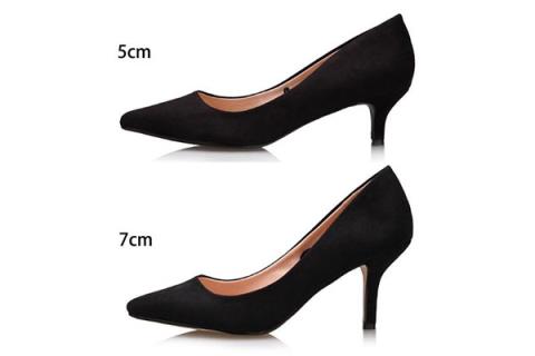 5cm和7cm鞋跟对比