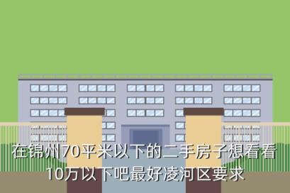 在锦州70平米以下的二手房子想看看10万以下吧最好凌河区要求