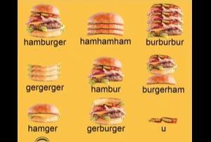 汉堡包的十二种形态是什么梗